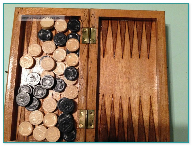 Backgammon Holz Handarbeit