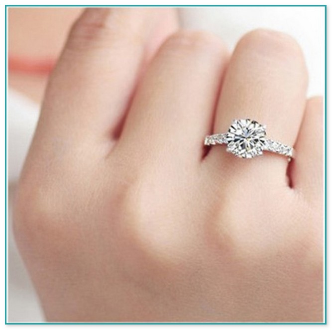 Circle Cut Diamond Engagement Rings